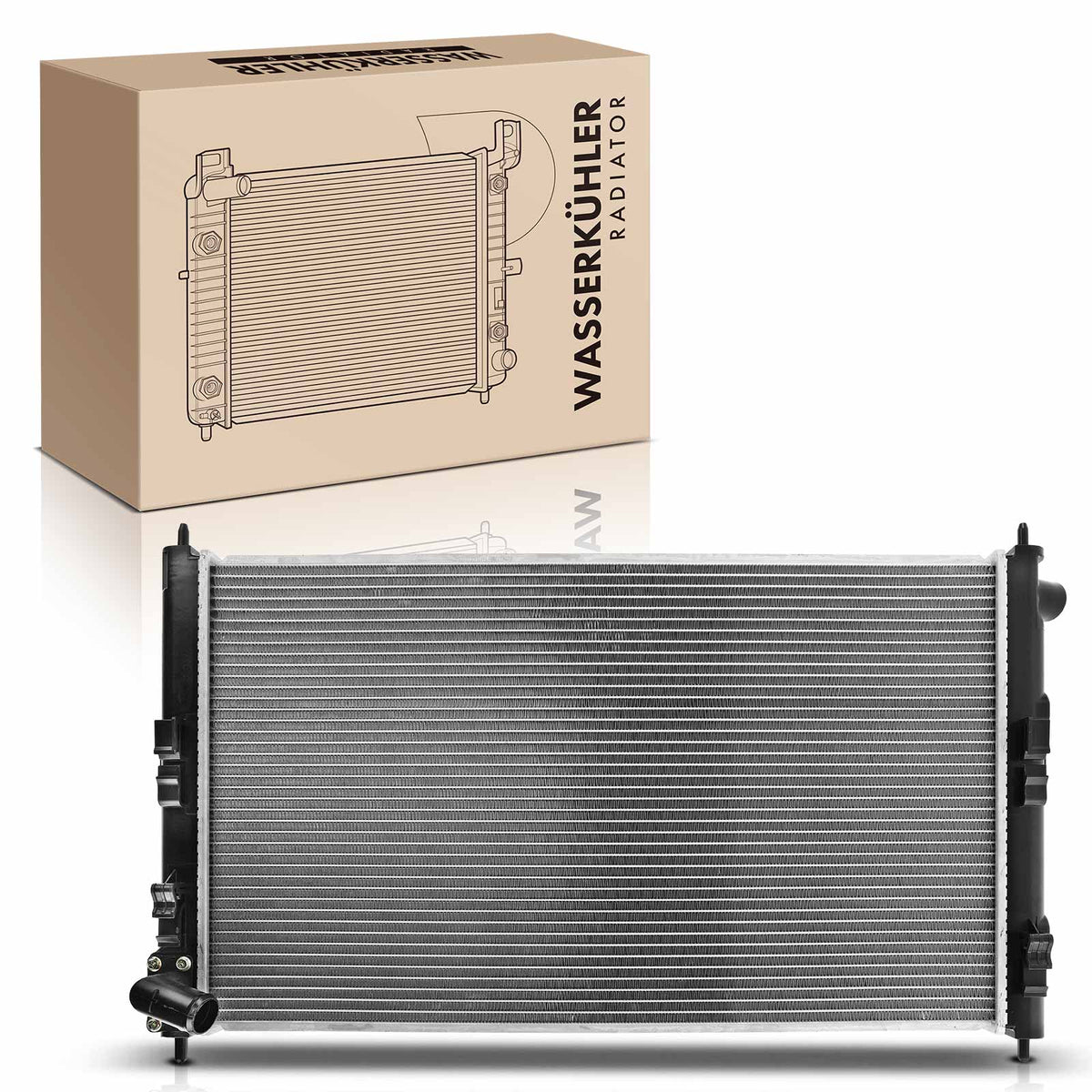 Radiatore acqua motore Frankberg 1X per Mitsubishi Lancer 8 Peugeot 4008 Citroen 2978 1350A050 Cu2978
