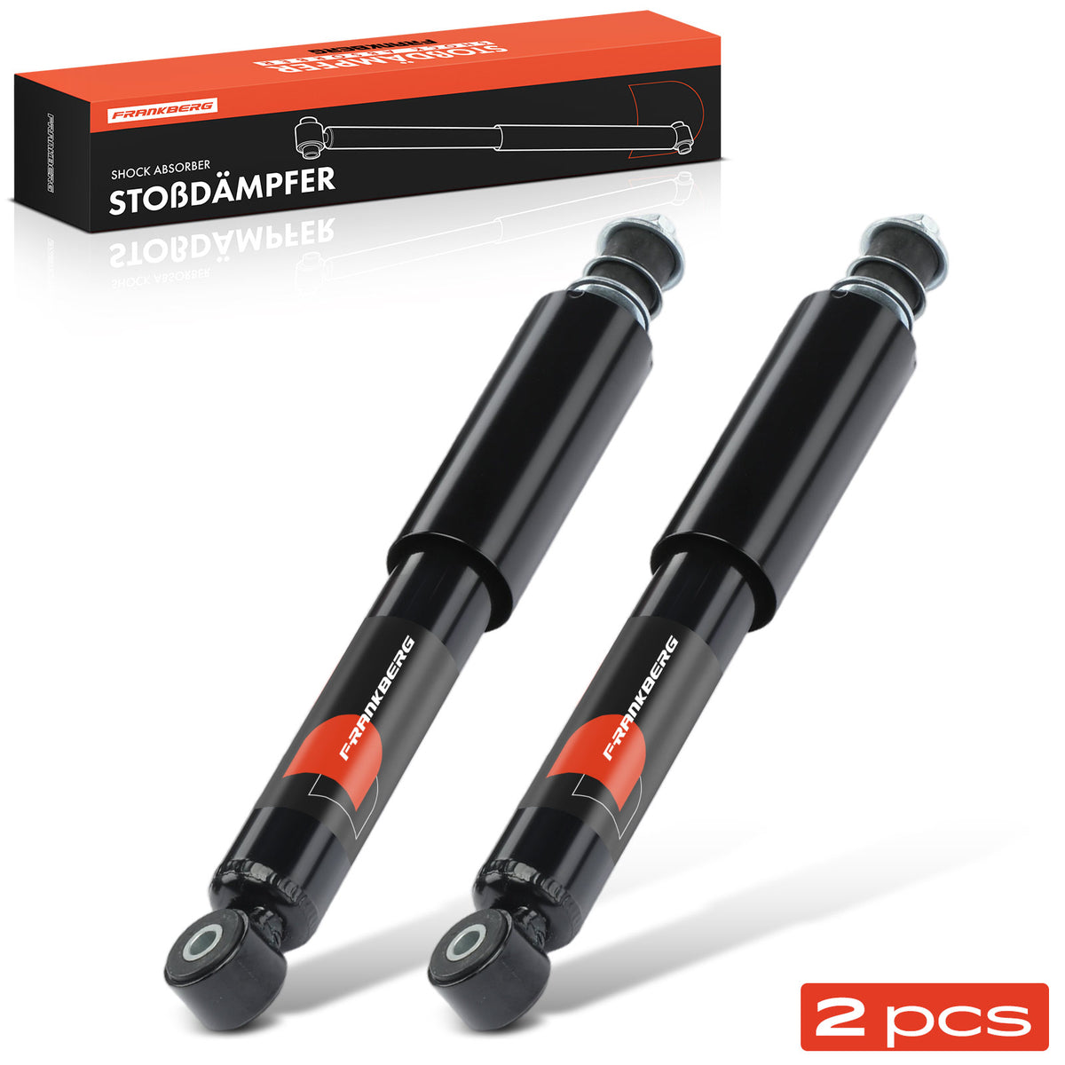 Frankberg 2X Ammortizzatore a Pressione di Gas per Asse Anteriore Sinistro e Destro per Mg Mgf Rd 1.8L 1995-2002 343416