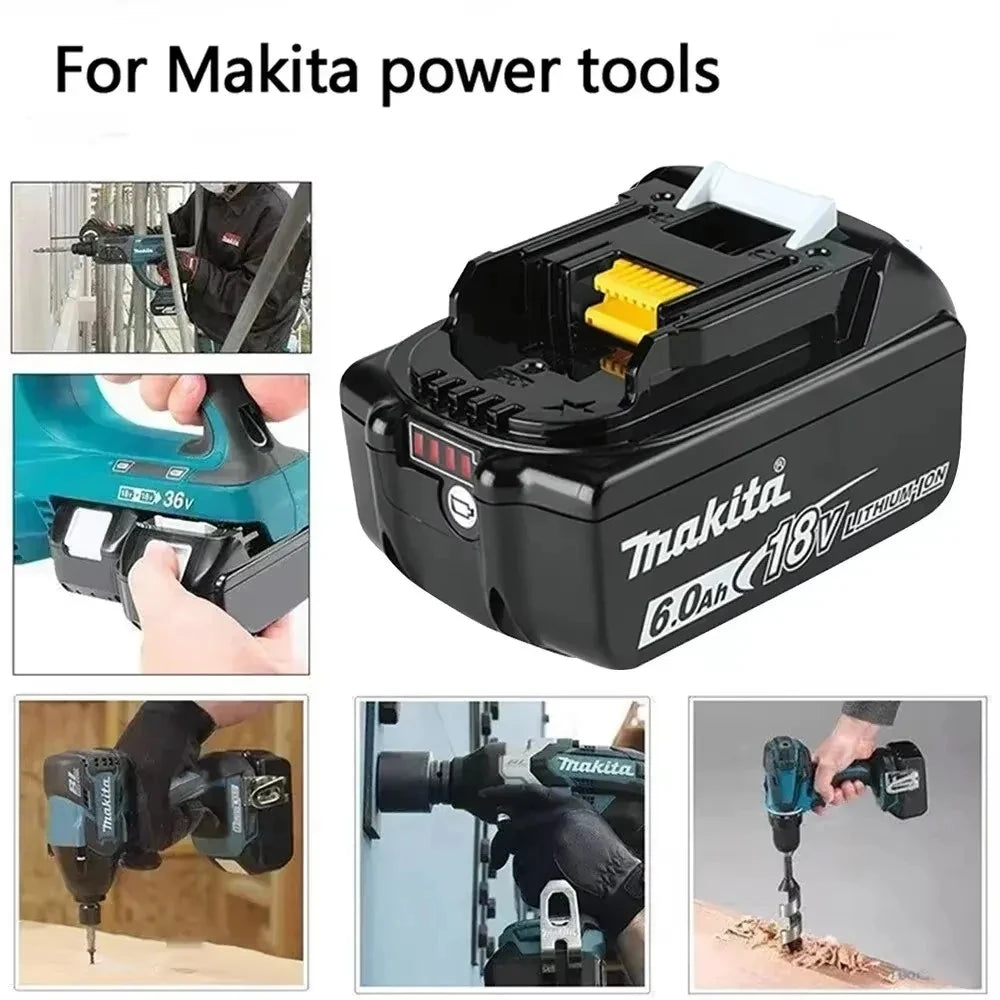 Spedita dalla Francia, nuova batteria Makita 6ah 18V 6ah bl1830b bl1840 bl1860 bl1815 bl1850b bl1850, batteria al litio di ricambio