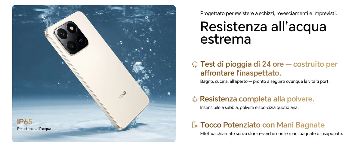 HONOR 400 Smart 4G Smartphone Dual SIM NFC Android 15, 6500mAh Dual Cell Batteria, 108MP+2MP con Pulsante AI Telefono, 6.77 Pollici 120 Hz Comfort Display, 5 stelle SGS&IP65