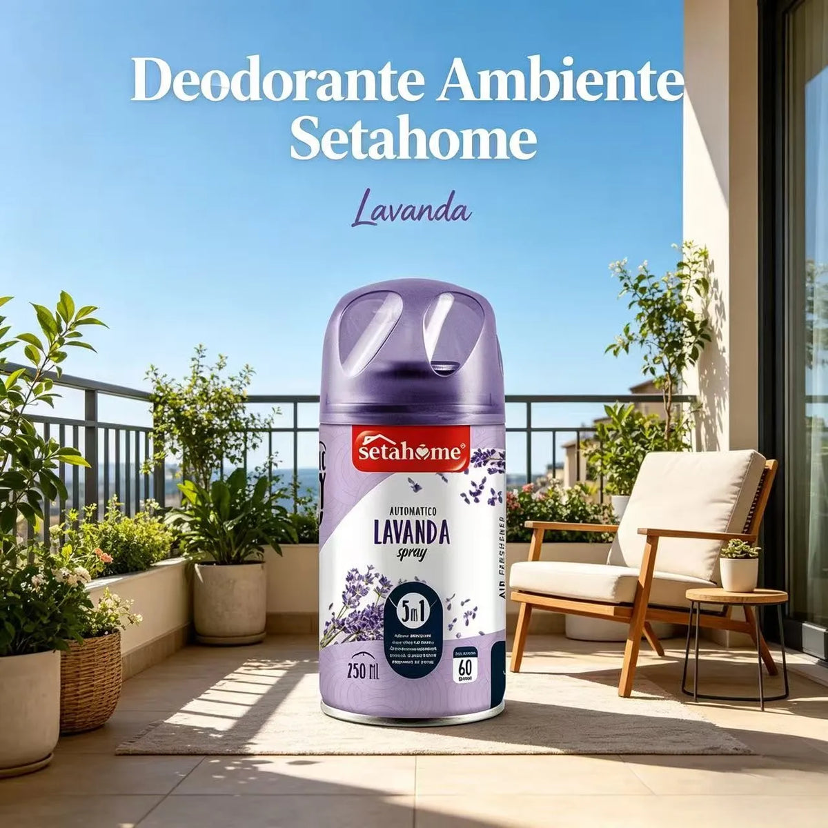 Set 6 Ricariche Spray Deomatic da 250 ml per Profumatori Ambiente, Ricarica Universale Deodorante per Ambienti, Diffusore Profumo Intenso Ideale per Casa e Ufficio gusti assortiti