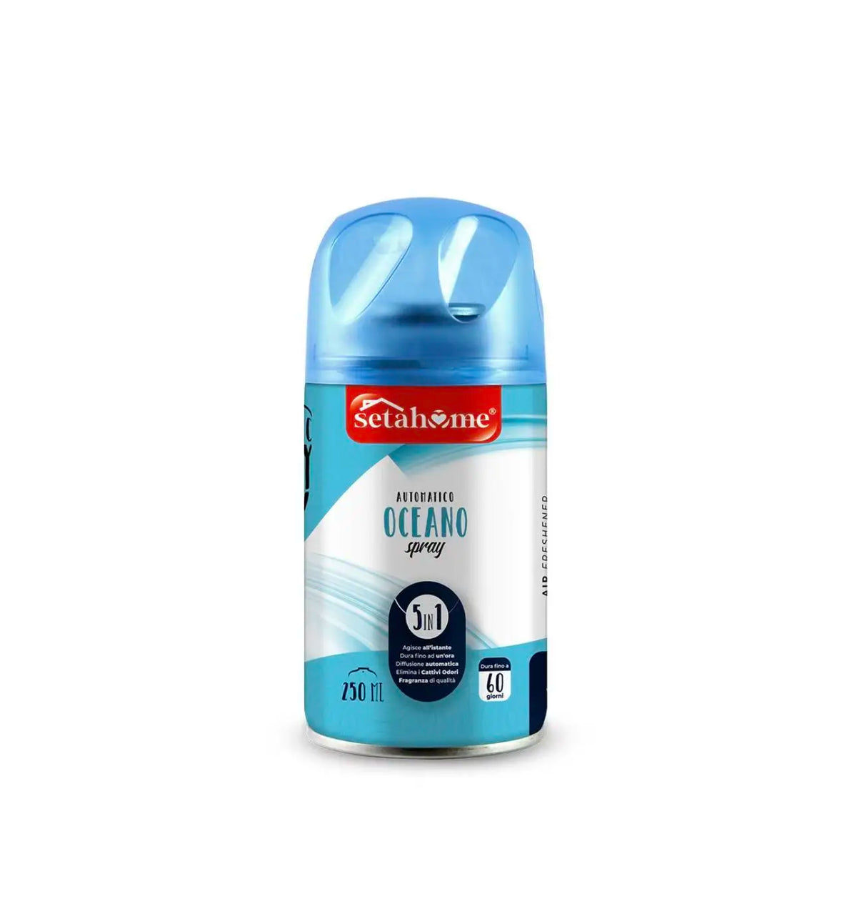 Set 6 Ricariche Spray Deomatic da 250 ml per Profumatori Ambiente, Ricarica Universale Deodorante per Ambienti, Diffusore Profumo Intenso Ideale per Casa e Ufficio gusti assortiti