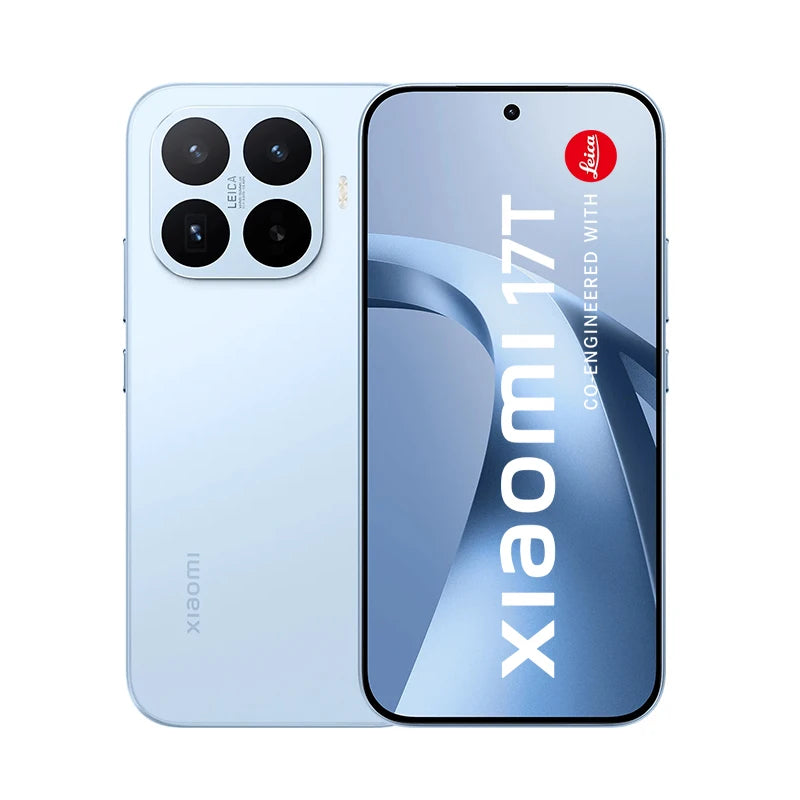 Smartphone Xiaomi 17T Versione Globale MTK Dimensity 8500-Ultra, Fotocamera Leica da 50MP, Display AMOLED da 6,59 pollici a 120Hz con protezione per gli occhi, Batteria da 6500mAh, NFC.