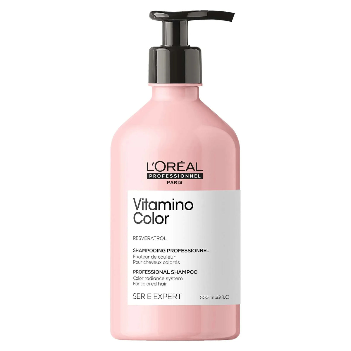 L'Oréal Professionnel Paris Shampoo Professionale per Capelli Colorati Vitamino Color Serie Expert, Formula Anti-sbiadimento 500 ml / 1500 ml