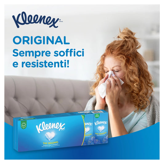 Kleenex Original, Fazzoletti di Carta, Con Carta Certificata FSC, 288 Pz (12 x 24)