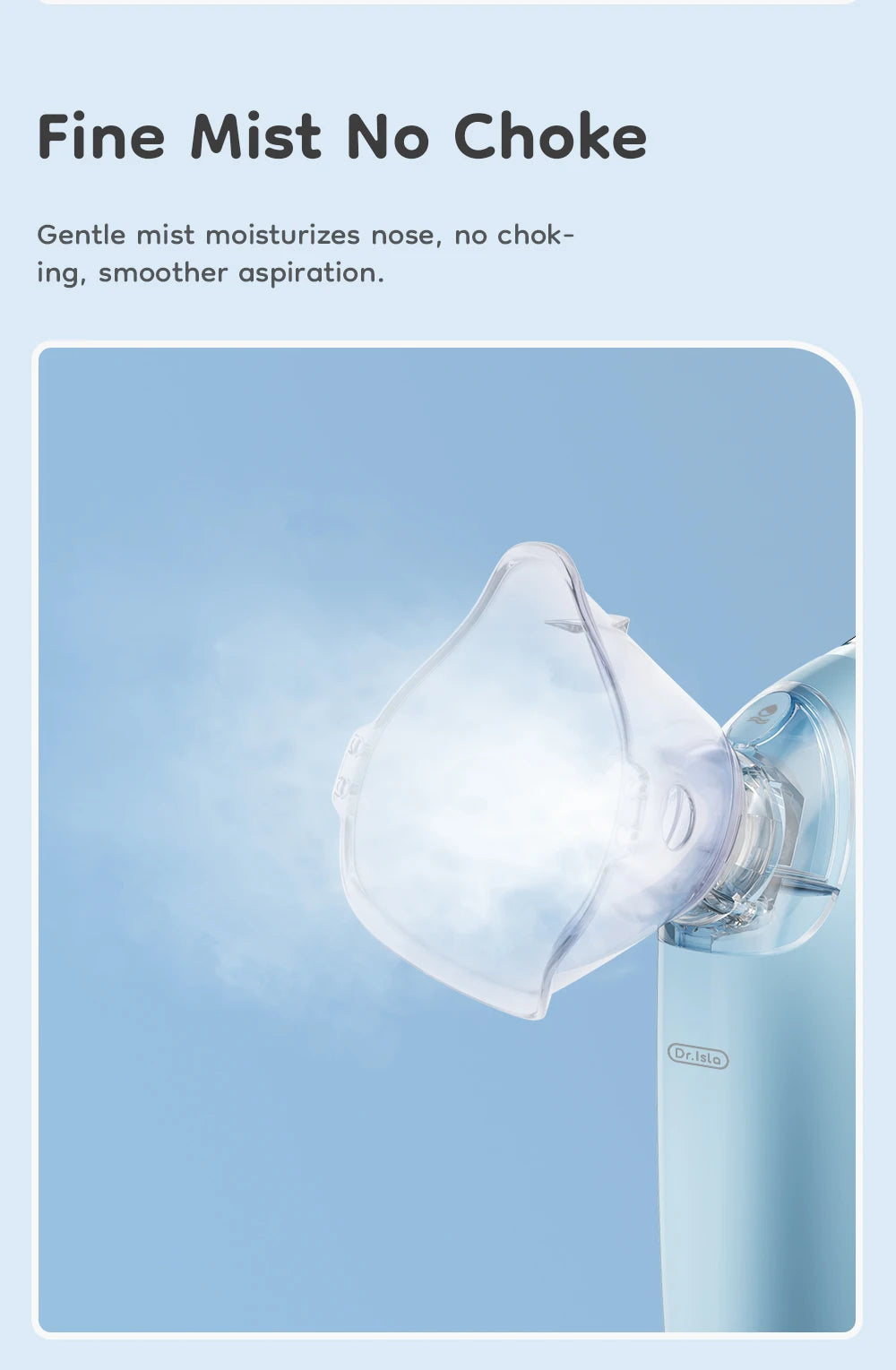 MAMIJOY Aspiratore nasale elettrico 2 in 1 per bambini e funzione nebulizzatore 6 modalità di aspirazione e nebulizzatore musicale per bambini e pulitore nasale U95
