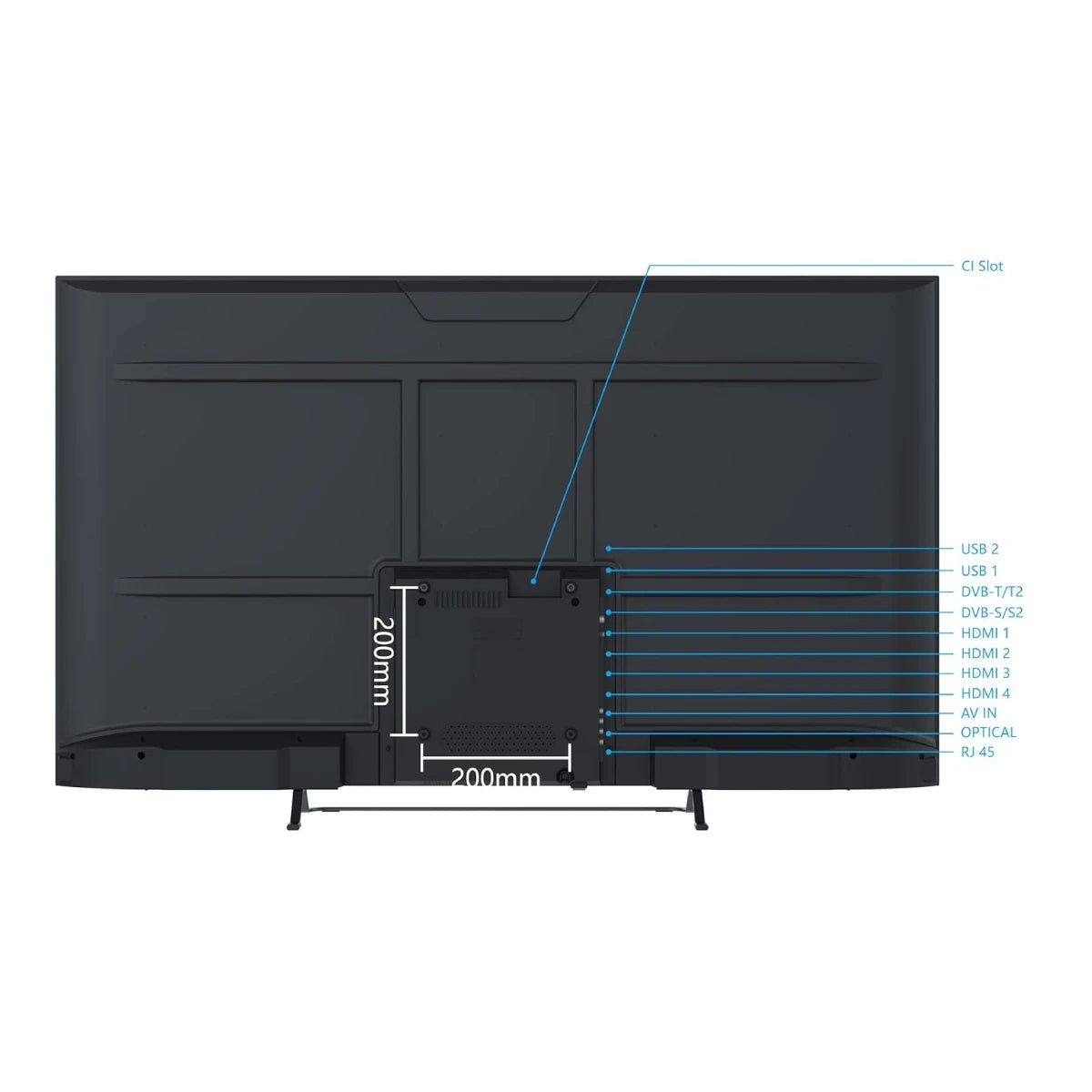 Smart Tech 55UG10V3 55" Ultra HD 4K Smart HDR Google TV, Dolby Audio, Wi-Fi, Bluetooth, Chromecast, Nero