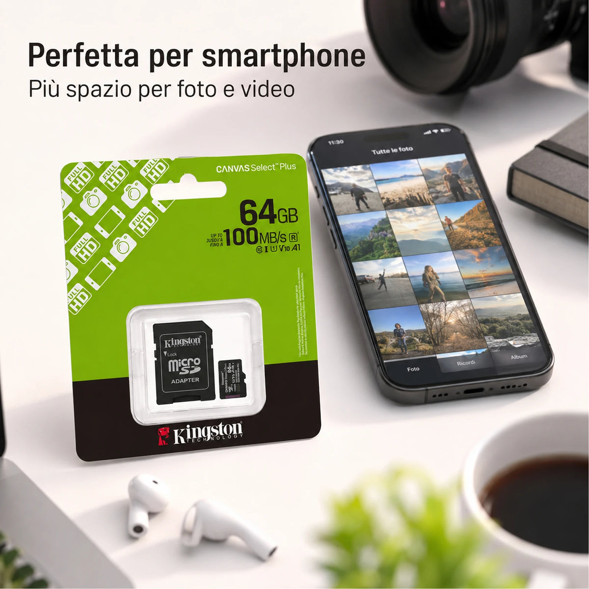 Confezione da 5 schede di memoria Micro SD 132 GB, 256 GB o 512 GB, classe 10 UHS-I MicroSDXC A1, memoria per smartphone, tablet, fotocamere, drone e video 4K