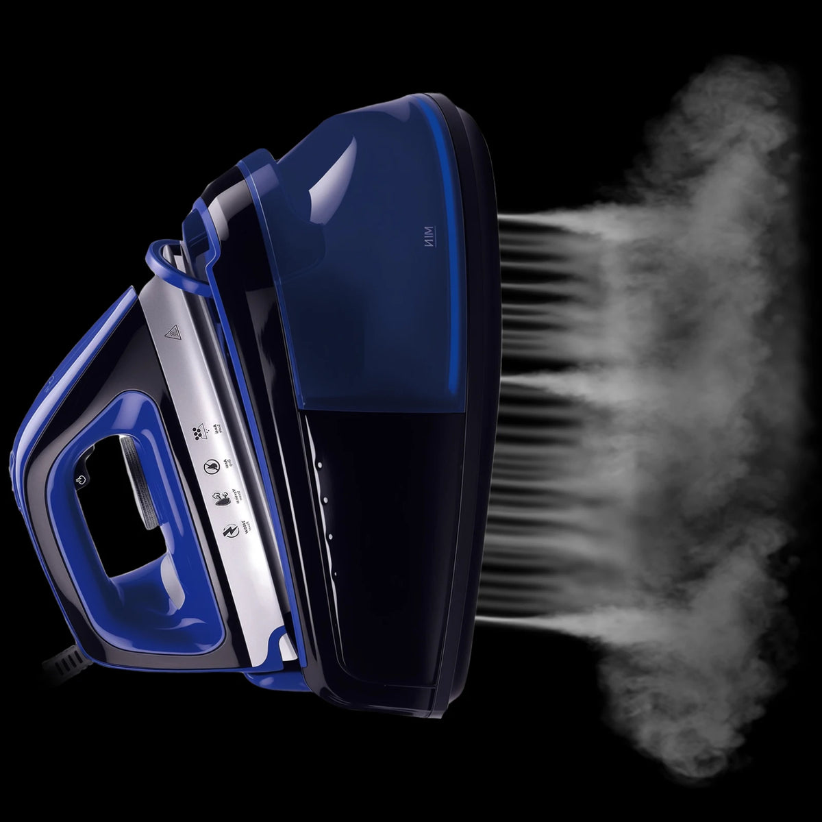 Ferro da stiro a vapore da 2400 W con serbatoio da 1 litro e piastra in ceramica, capacità di emissione di vapore verticale di 40-60 g/min, 360 ° Cavo Girevole per Uso Domestico/Alberghiero
