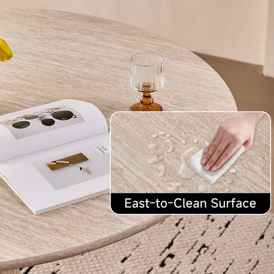 Tavolo da pranzo rotondo in stile nordico, tavolo da pranzo moderno per cucina domestica in legno massello, adatto per 4-6 persone, diametro 115 cm
