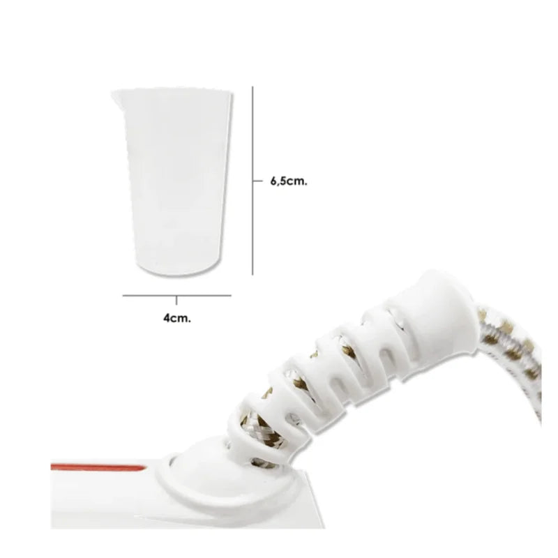 Ferro da Stiro a Vapore Elettrico per Vestiti 1600W, Temperatura Regolabile, Funzione Spray e Vapore Potenziato, Piastra Antiaderente, Serbatoio Acqua da 220 ml, Stiratura Rapida per Casa
