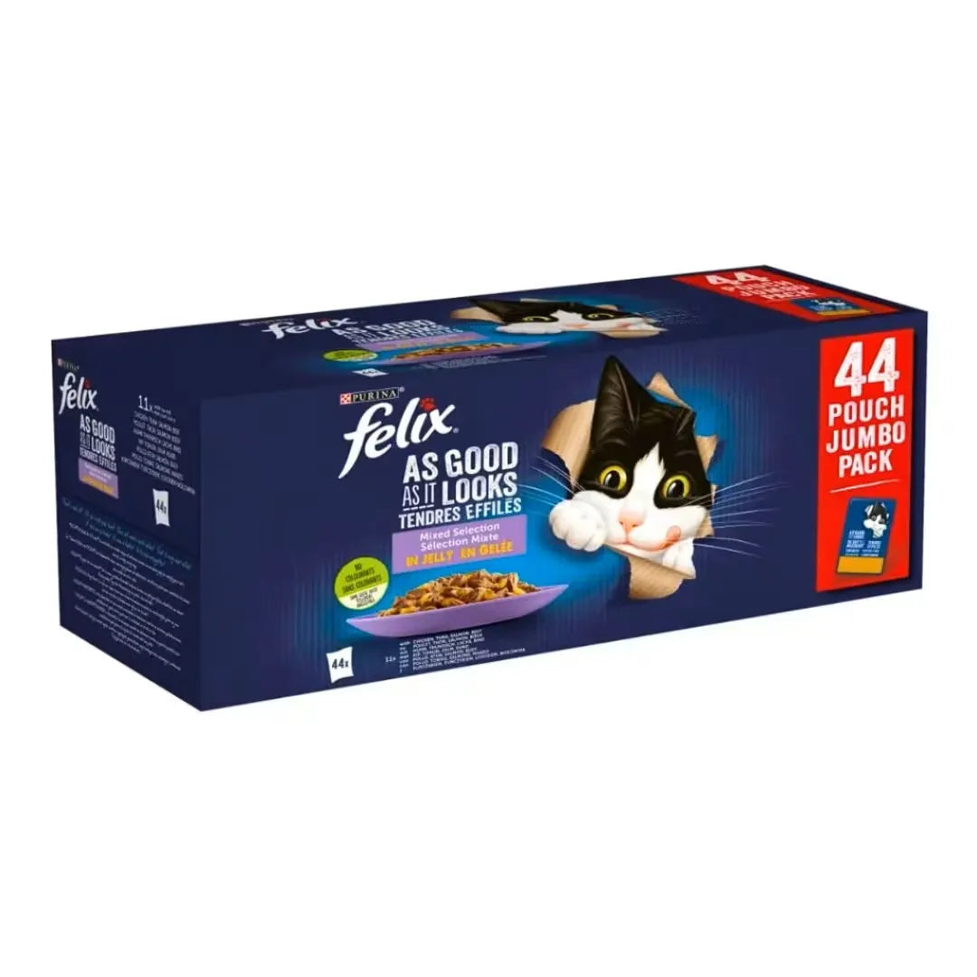 FELIX GHIOTTONERIE.BS 85GX44PZ MULTIPACK - FELIX FANTASTIC MULTISABORES - 44X85GR (CONFEZIONE JUMBO)