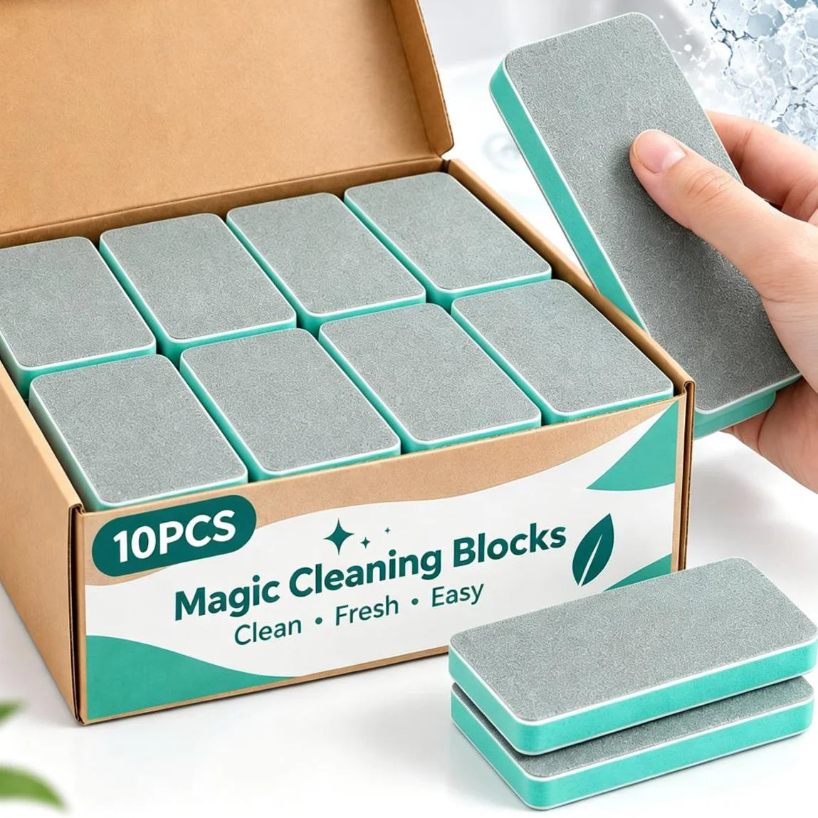 10/1PCS Spazzola per la pulizia del vetro, rimuove calcare, ideale per specchi da bagno, piastrelle della doccia, rimuove efficacemente lo sporco, strumento per la pulizia domestica