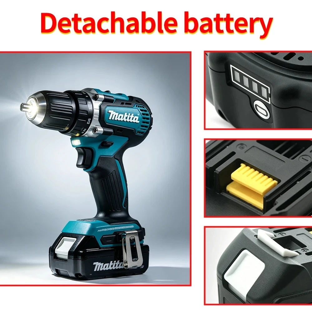 Spedita dalla Francia, nuova batteria Makita 6ah 18V 6ah bl1830b bl1840 bl1860 bl1815 bl1850b bl1850, batteria al litio di ricambio