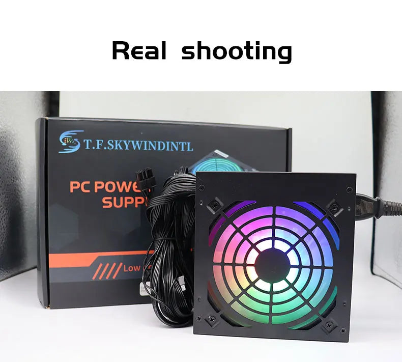 Fonte 500w PSU12V Alimentatori per PC Per Ufficio 500W 24pin ATX Alimentatore per computer PSU 500W Alimentazione per PC Gaming PC Gamer Sorgente Gioco