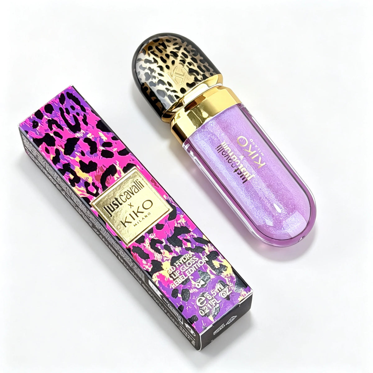 KIKO Milano Edizione Limitata 25° Anniversario Lucidalabbra 3D Hydra Viola, Smalto Labbra Volumizzante, Rossetto Trasparente Effetto Specchio, Non Sbiadisce, Maschera Labbra Naturale