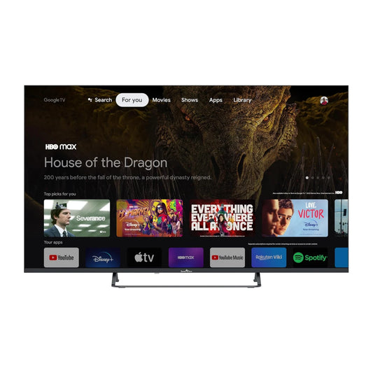 Smart Tech 55UG10V3 55" Ultra HD 4K Smart HDR Google TV, Dolby Audio, Wi-Fi, Bluetooth, Chromecast, Nero