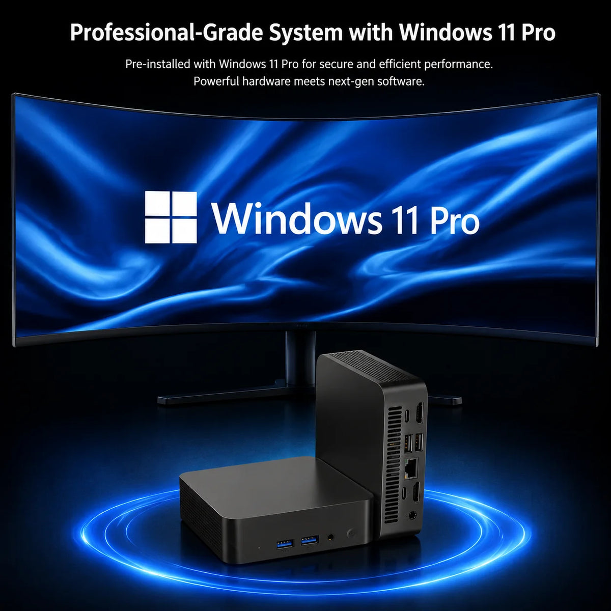 LENO NUOVO Mini PC Computer Portatile da Gaming 16GB RAM 1TB 2TB SSD Intel Core I9 10980HK Windows 11 Pro Office Wifi 6 BT5.2 PC