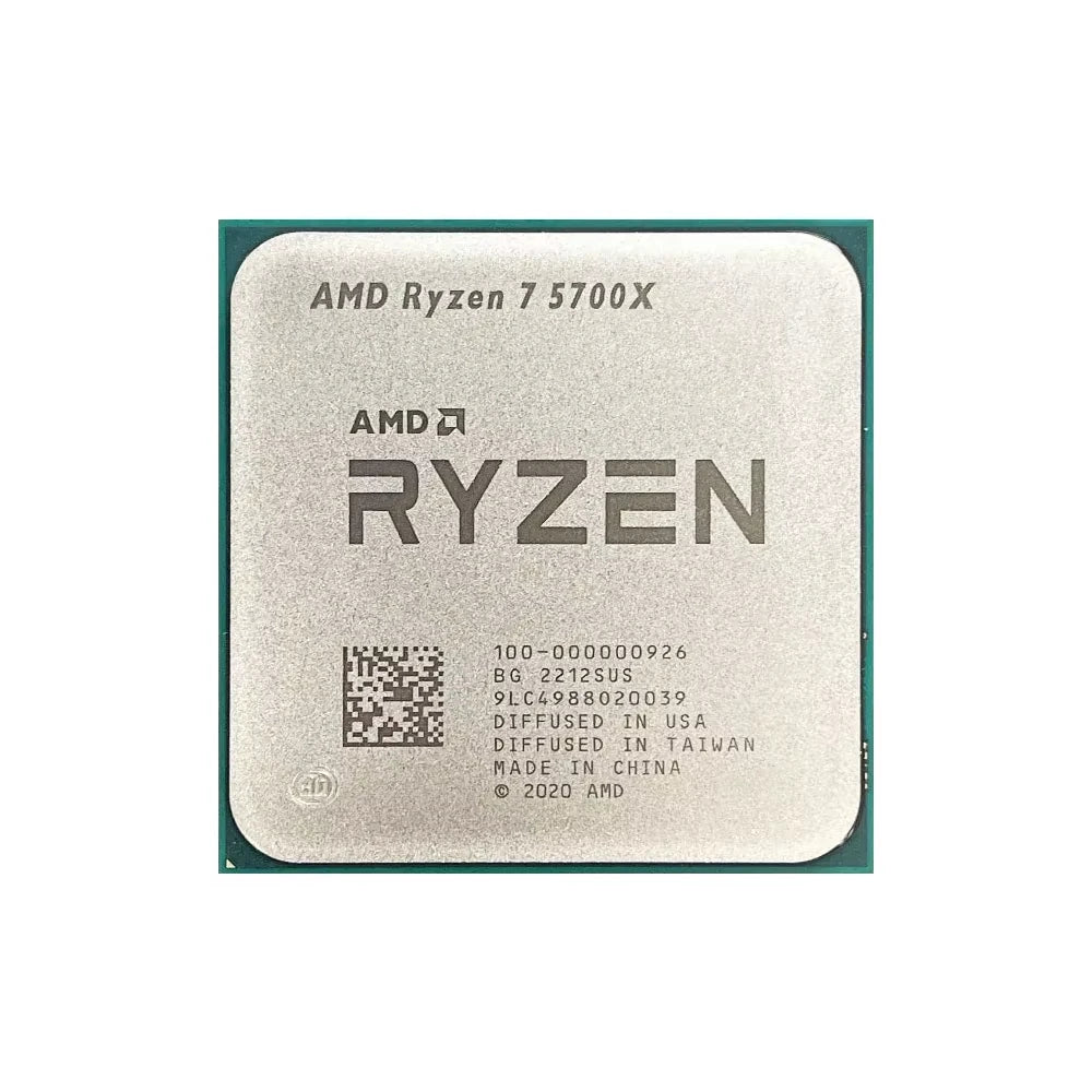 Processore Gaming Desktop AMD Ryzen 7 5700X 8C/16T fino a 4.6GHz Socket AM4 32MB Cache PCIe 4.0 - Solo CPU (Ventola Non Inclusa)