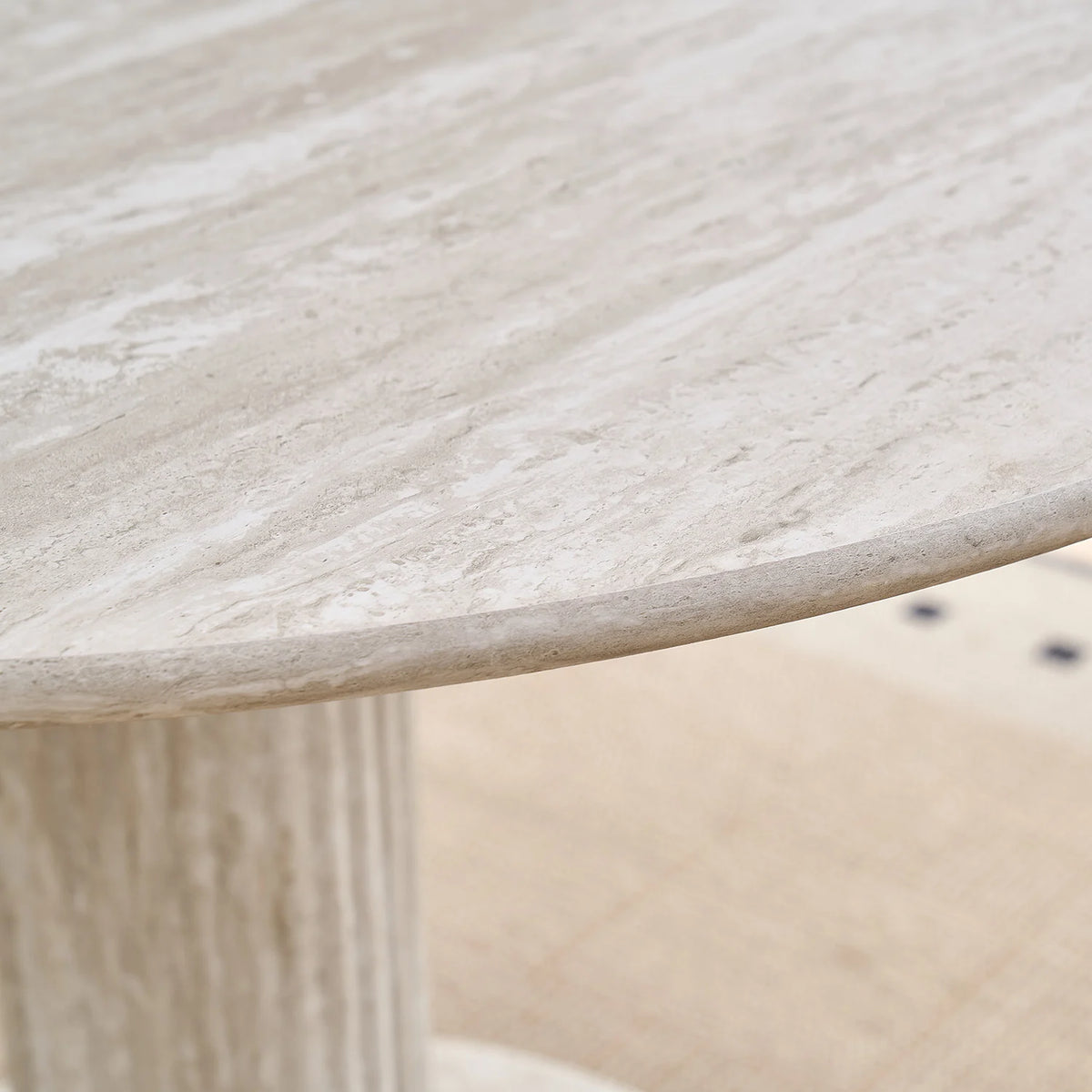 Tavolo da pranzo rotondo in stile nordico, tavolo da pranzo moderno per cucina domestica in legno massello, adatto per 4-6 persone, diametro 115 cm