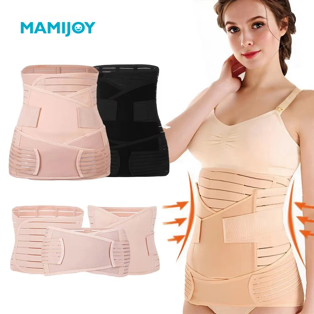 3in1 Corsetto Dopo Il Parto Fascia Pancia Donne Incinte Pancia Pancia Pancia Pelvi Cintura Avvolgente Vita Trainer Recupero Fasciatura Cinghia Body Shaper