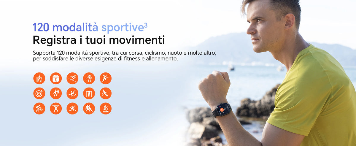 HONOR CHOICE Watch 2 Pro Uomo Donna, 1.97" Orologio Smartwatch con Chiamata Bluetooth, Batteria 14 giorni, GPS, 120+ Sportive Smart Watch con Sonno e Cardiofrequenzimetro, 5ATM per Android iOS, Nero