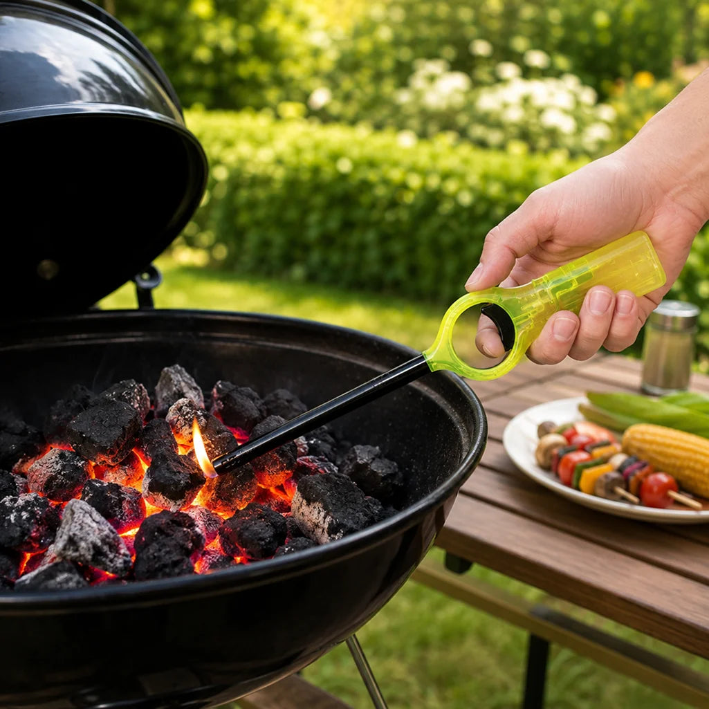 Confezione da 20 accendigas Rocket Barney, accenditori multiuso dal design semplice e moderno per cucina, fornelli, candele, barbecue e uso quotidiano