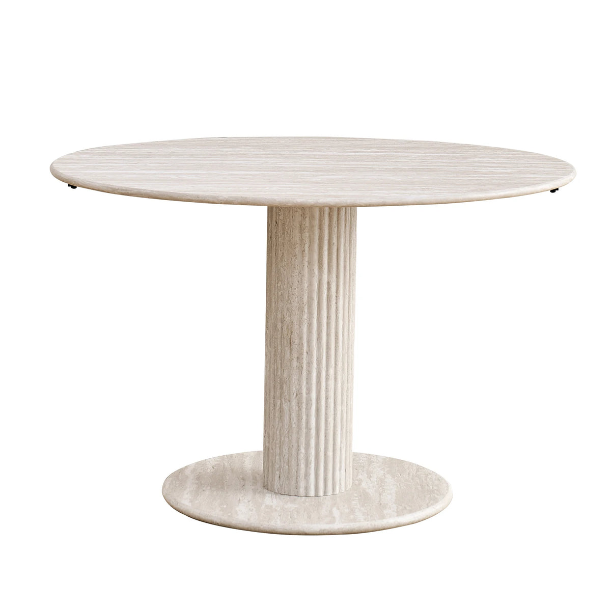 Tavolo da pranzo rotondo in stile nordico, tavolo da pranzo moderno per cucina domestica in legno massello, adatto per 4-6 persone, diametro 115 cm