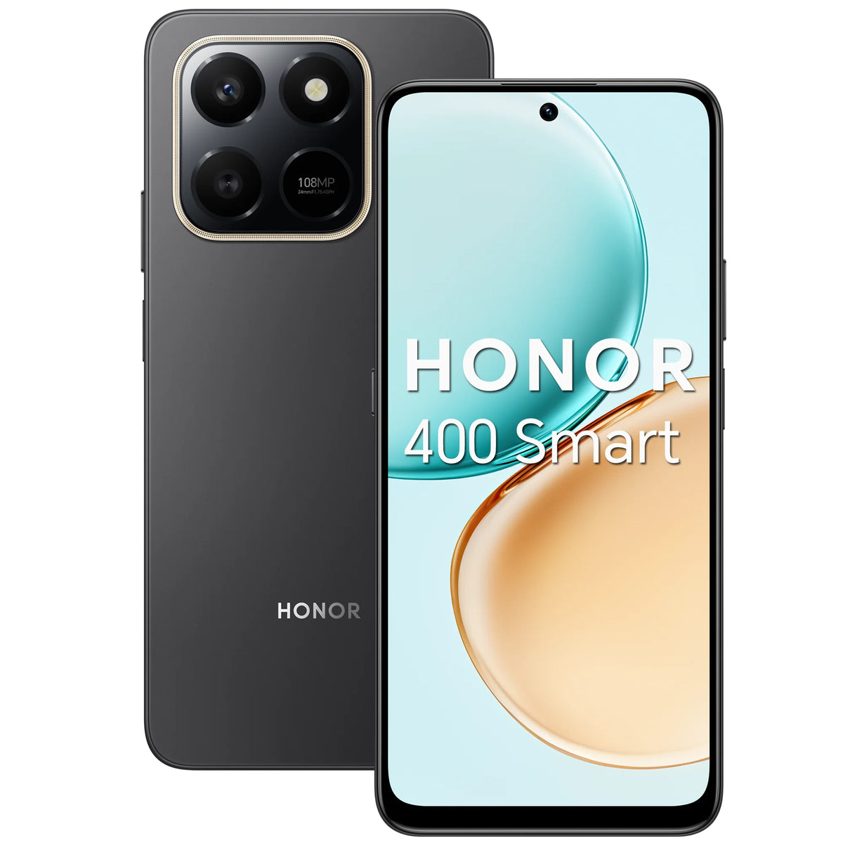 HONOR 400 Smart 4G Smartphone, Display 6.77" 120Hz, Batteria 6500mAh Doppia Cella, Fotocamera AI 108MP, Certificazione SGS 5 Stelle, Resistenza IP65, NFC, Dual SIM, Android 15