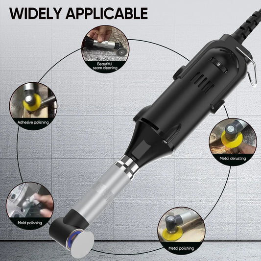 Utensile Elettrico per Fughe di Piastrelle in Ceramica 350W, Smerigliatrice Diritta a 6 Velocità Variabili, Macchina per Pulizia, Levigatura e Lucidatura