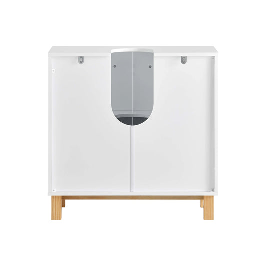 SoBuy BZR92-W lavabo sotto armadio armadio da bagno Sotto armadio mobili da bagno Vanity Bianco BHT ca. : 60x60x30c