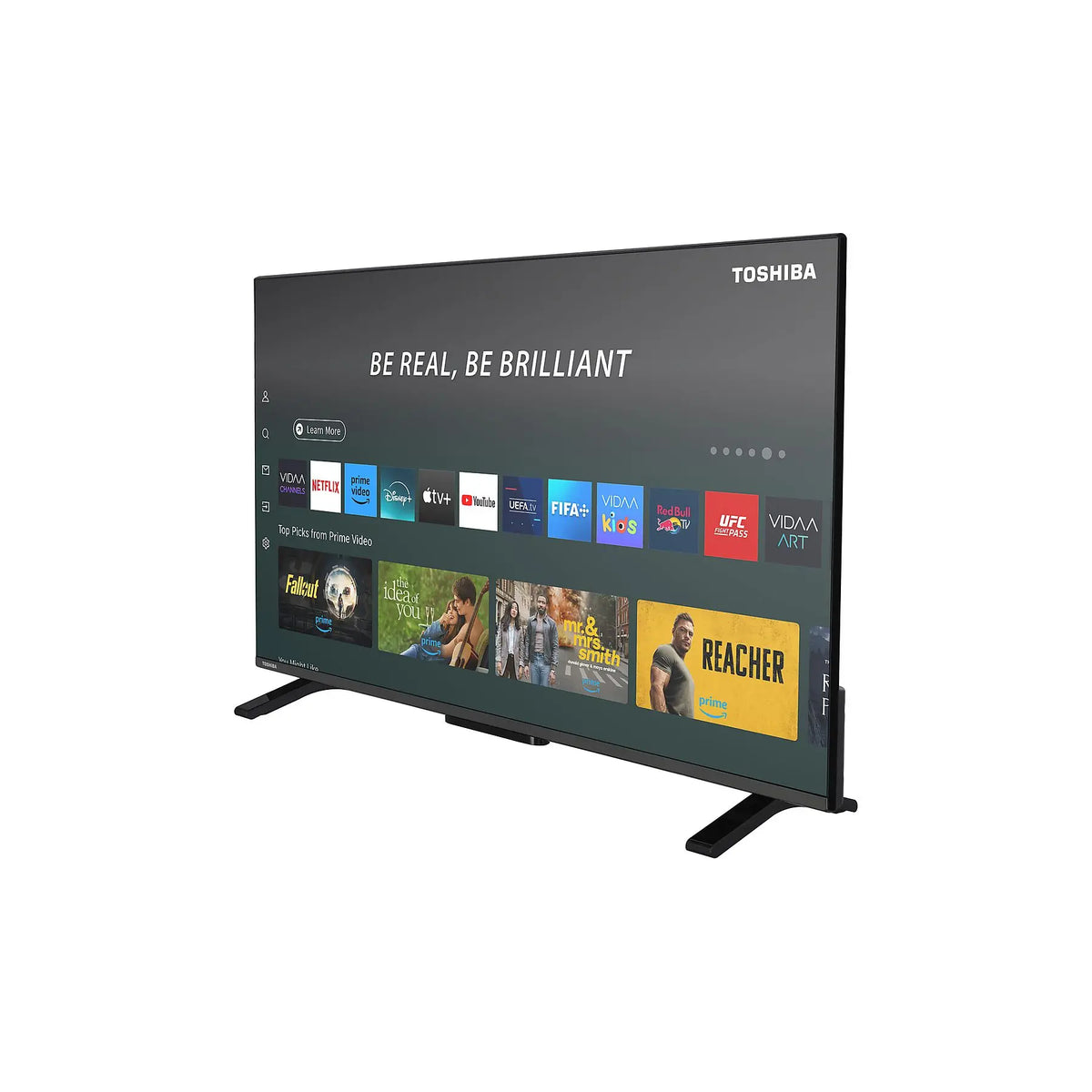 Toshiba 40" LED 1080p Smart TV VIDAA – 40QV2F63DA Quantum Dot TV, HDR10, WiFi, DVB-T2/S2/C, HDMI, USB