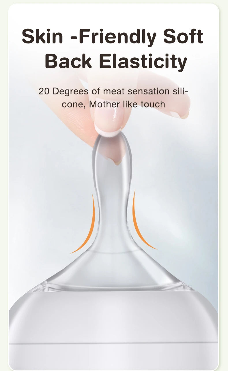 MAMIJOY Ciuccio per neonati 4 pezzi in PP con testa rotonda e foro incrociato in silicone alimentare per neonati da 0-6 mesi, ciuccio per neonati, tettarella per neonati, senza BPA BY05