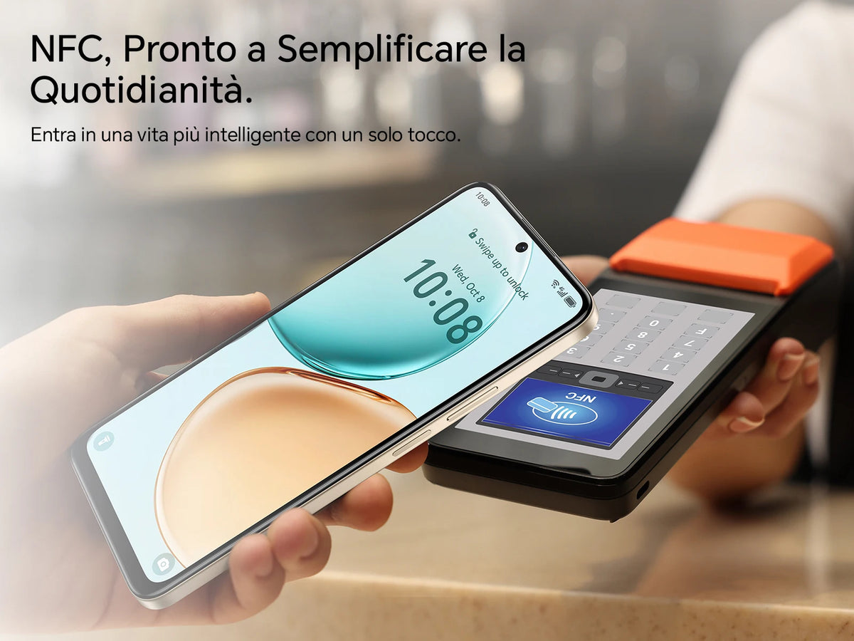 HONOR 400 Smart 4G Smartphone, Display 6.77" 120Hz, Batteria 6500mAh Doppia Cella, Fotocamera AI 108MP, Certificazione SGS 5 Stelle, Resistenza IP65, NFC, Dual SIM, Android 15