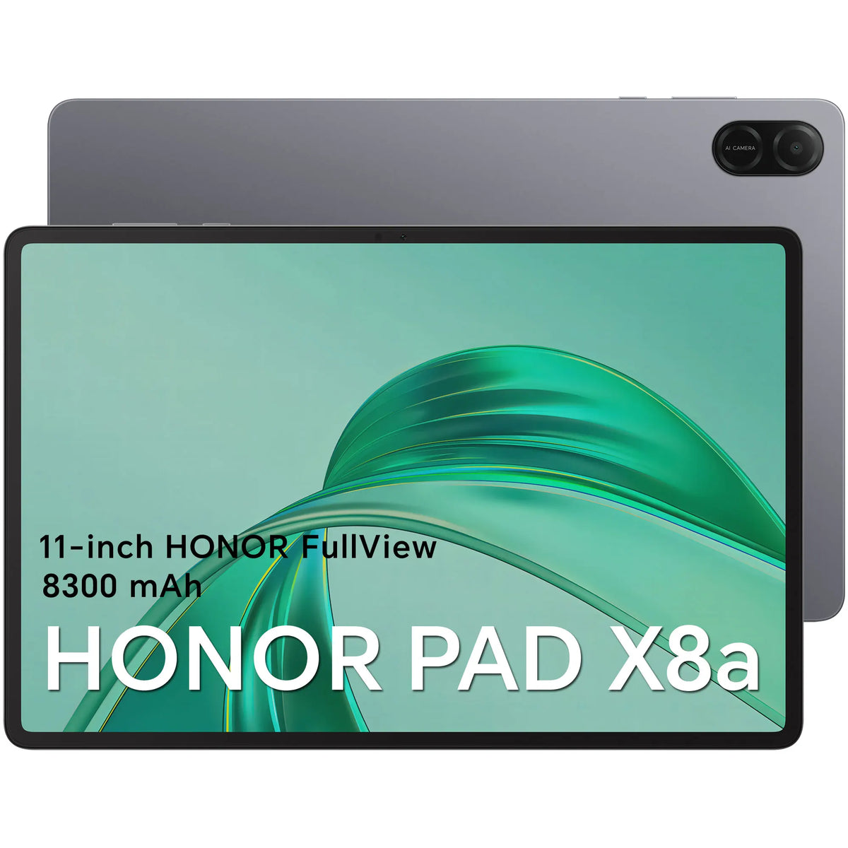 HONOR Pad X8a Tablet da 11", Display con Protezione degli Occhi a 90Hz, Batteria da 8300mAh, 4 Altoparlanti, Android 14, WiFi, Space Gray