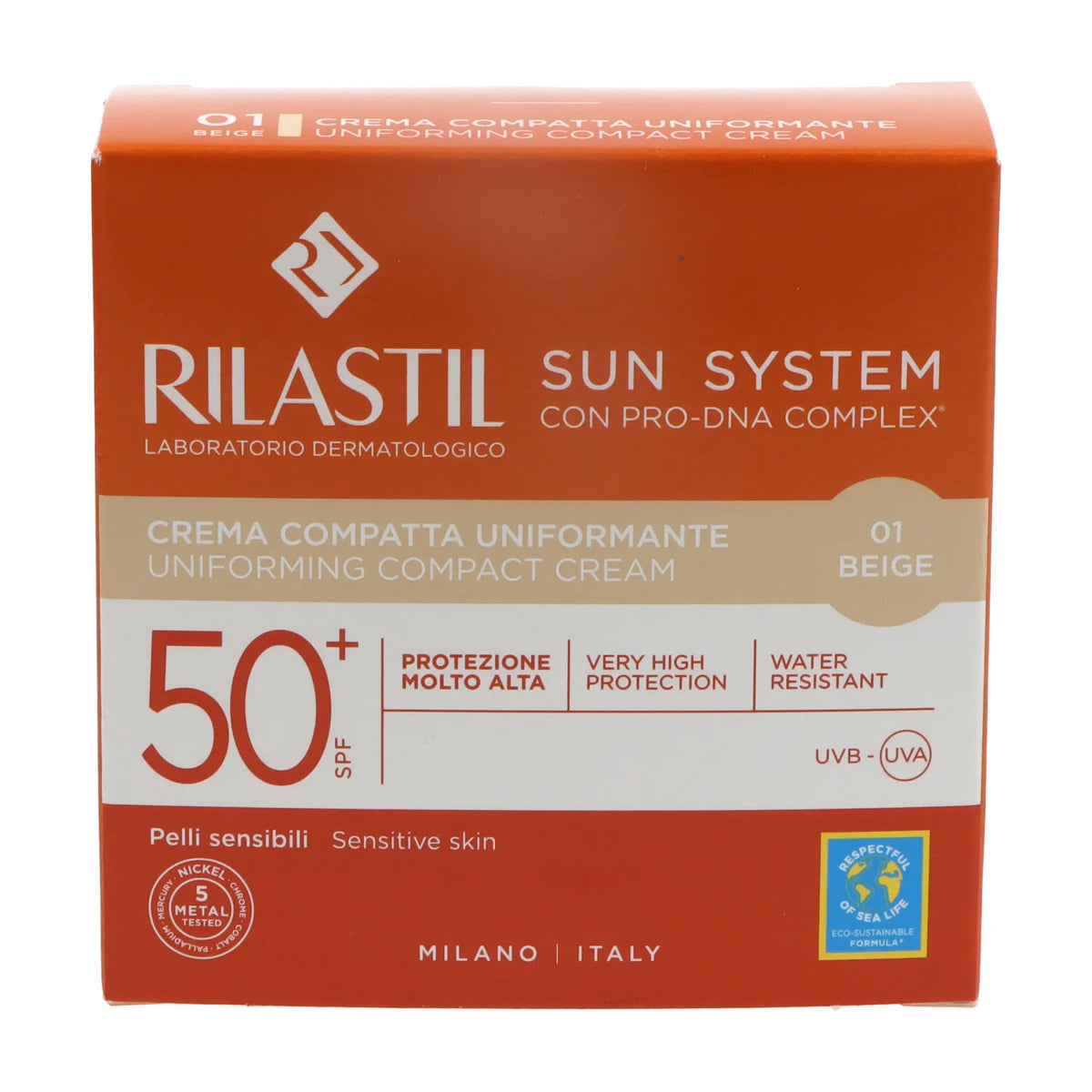 Rilastil Sun System Spf 50 Crema compatta 10 g C