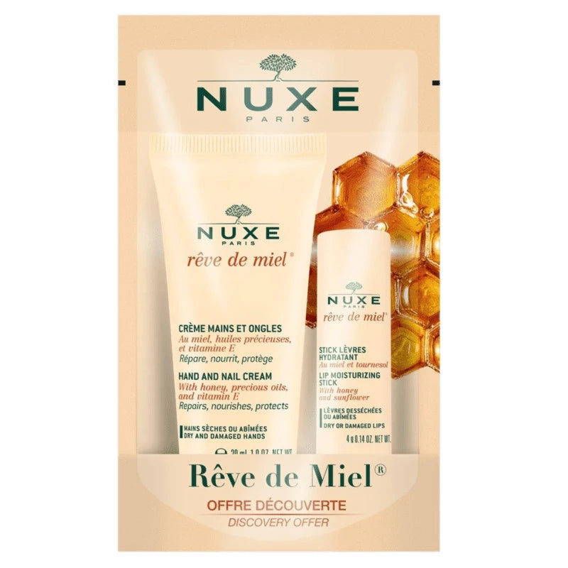 NUXE HONEY REVE PACK CREMA A MANO 30 ML + LIP STICK 4 GR