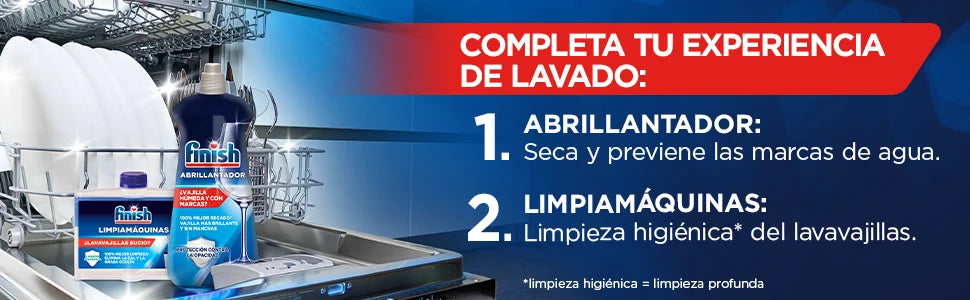 Finish Detergente per Lavastoviglie, Detergente per Lavastoviglie al Profumo di Limone contro cattivi odori, calcare e grasso nella lavastoviglie, 4 unità x 250 ml, Totale 1 litro