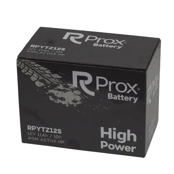 YTZ12S AGM Batteria per Moto ad Alta Potenza 12V 11Ah 210Amp. Massima Potenza di Avviamento. Batteria RC Prox Produzione Europea.
