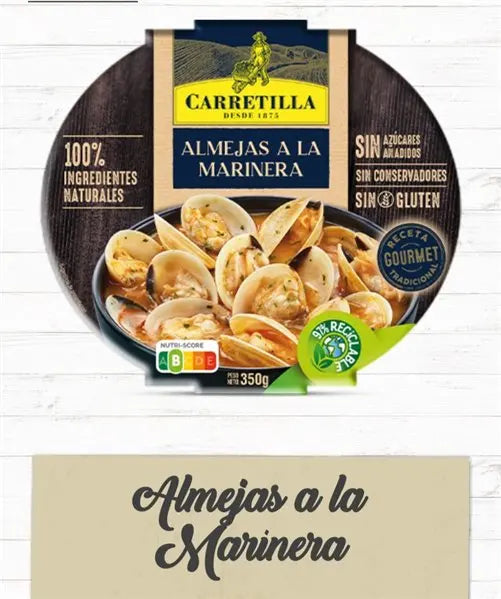 TRUCK Marinaio Clams 7 Unità 350 GR Senza Glutine Ingredienti naturali al 100% Senza conservanti Senza zuccheri aggiunti