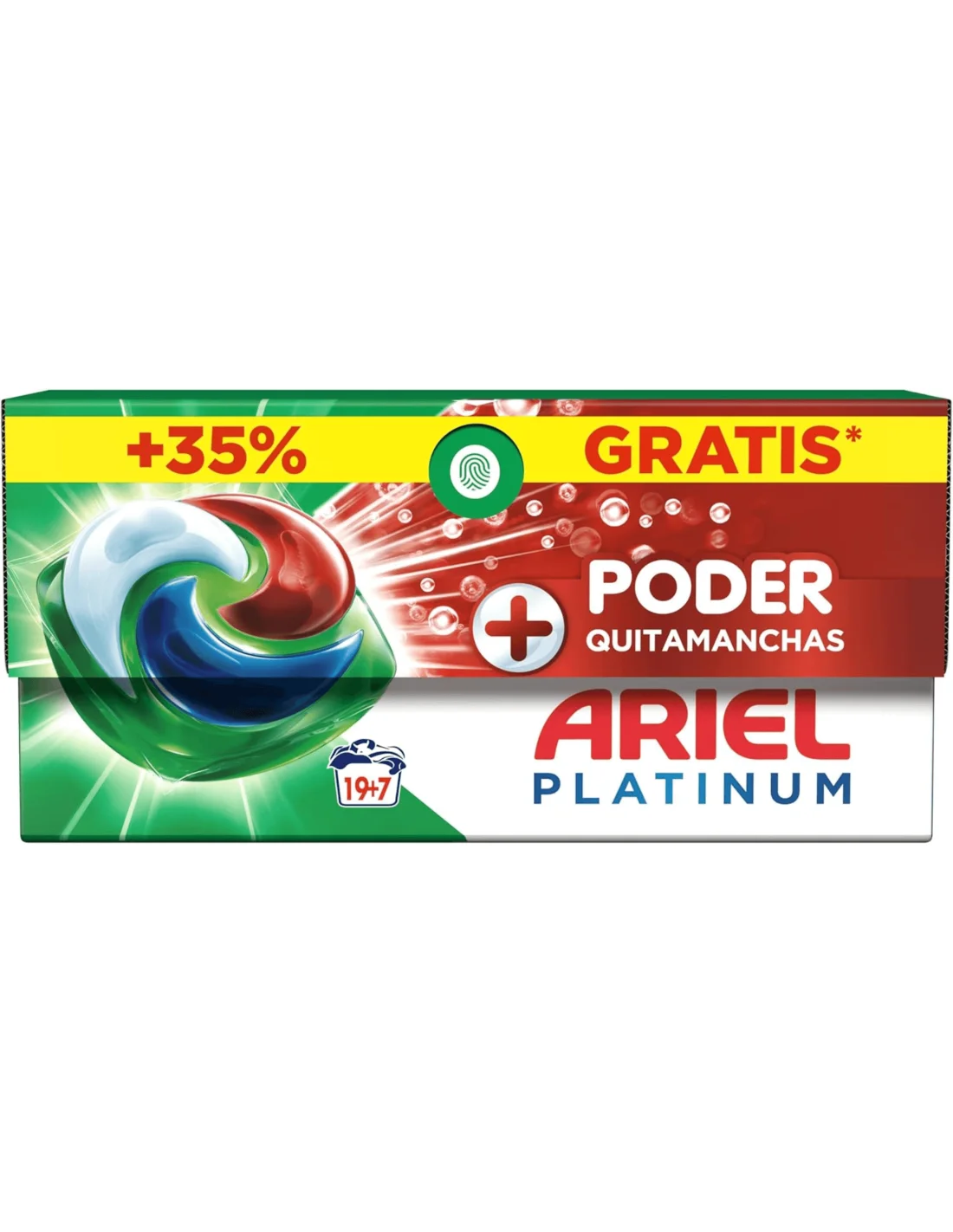 ARIEL Pastiglie Detergenti 3 in 1 Extra Potenza ANTI-MACCHIA 19+7 Lavaggi【ROUA】