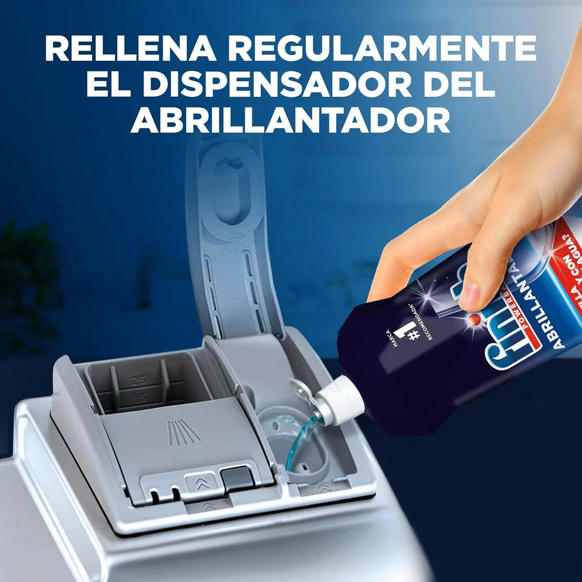 Finish Powerball Additivo per Lavastoviglie, stoviglie asciutte, lucide e senza aloni - 3 unità x 800 ml