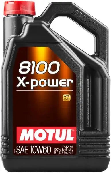 MOTUL 8100 X-POWER 10W-60
Olio motore ad alte prestazioni
100% Sintetico - SAPS Completi
Contenitore da 5 litri.