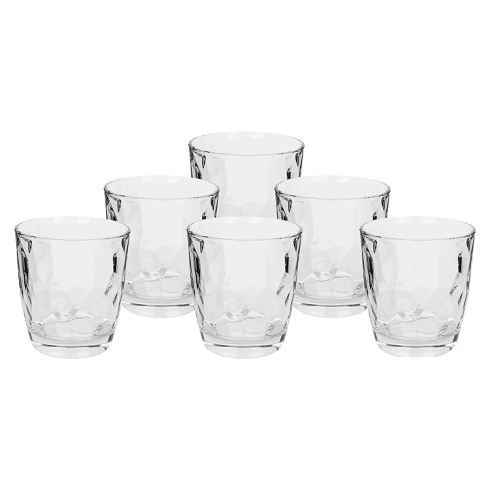 Confezione da 6 Bicchieri d'Acqua in Giada 30,5 cl | Vetro Ecologico Senza Piombo