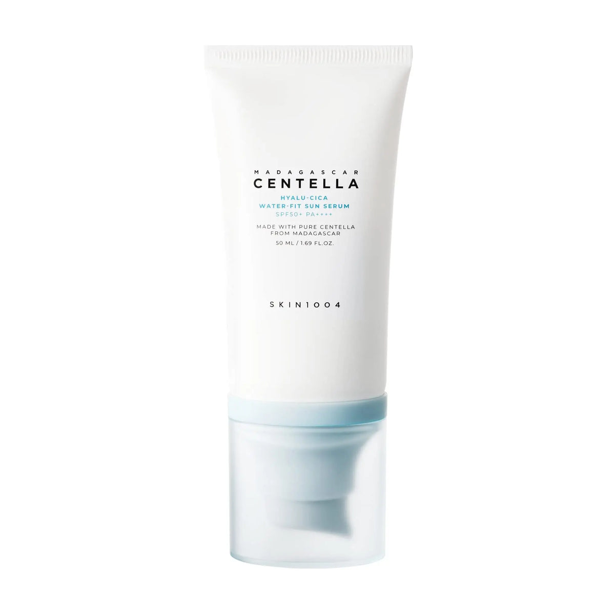 SKIN1004 Madagascar Centella Hyalu‑Cica Water‑Fit Sun Serum Set 2x50 ml | Crema solare coreana SPF50+ in formato siero, idratante e lenitiva per pelli sensibili senza residui untuosi