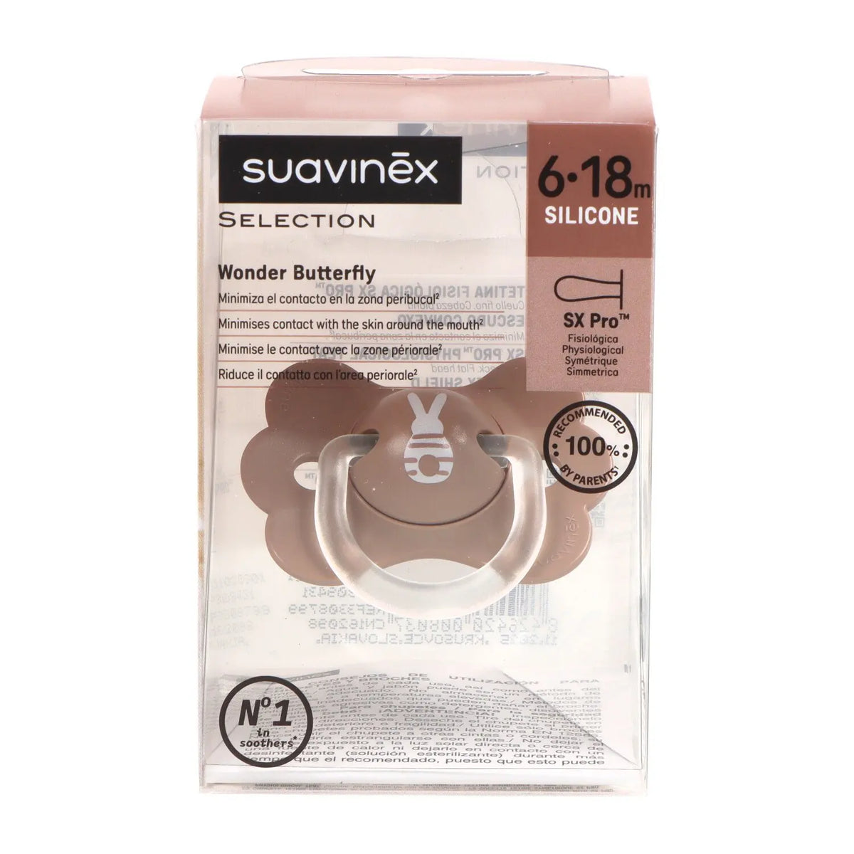 Suavinex Ciuccio Fisiologico Premium in Silicone 6-18m