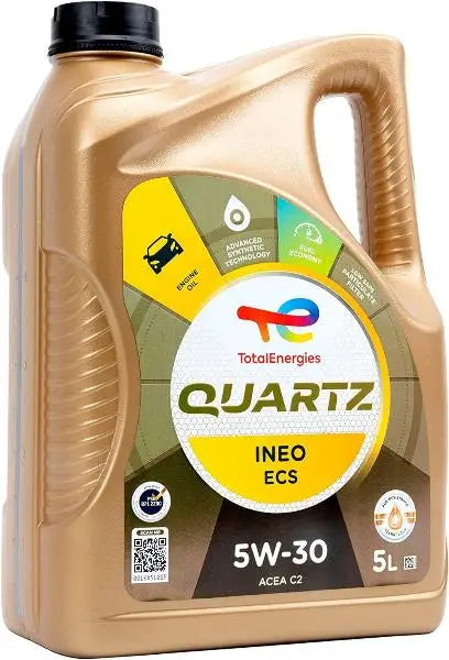 Olio motore Total Quartz Ineo ECS 5W30. Contenitore da 5 litri.