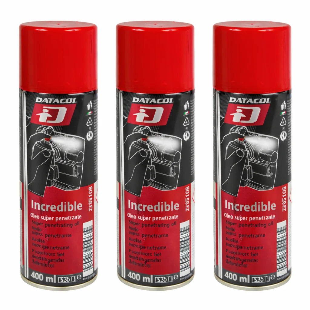 Incredibile Spray Penetrante Professionale DATACOL 400ml – Lubrificante per Viti Arrugginite e Parti Bloccate - 5 in 1