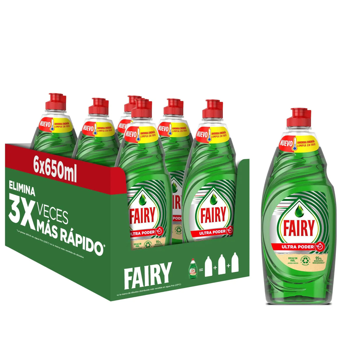 Lavastoviglie Fairy Hand 6 x 650 ml
