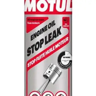 Perdite di olio MOTUL SELLA
Sigillante per perdite di olio motore per fermare le perdite
perdite d'olio
Additivo sigillante da aggiungere all'olio motore
Per circuiti di lubrificazione chiusi